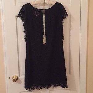 PHOEBE COUTURE Black Lace Dress from Neiman Marcus